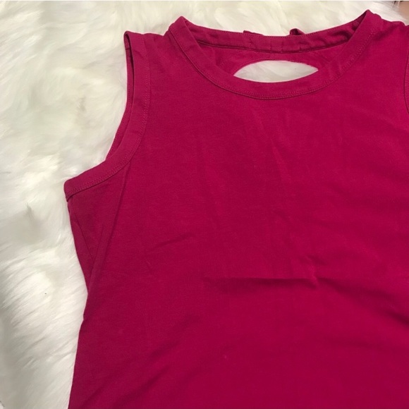 NWOT Kate Spade Pink Keyhole Tank Top - Picture 3 of 5